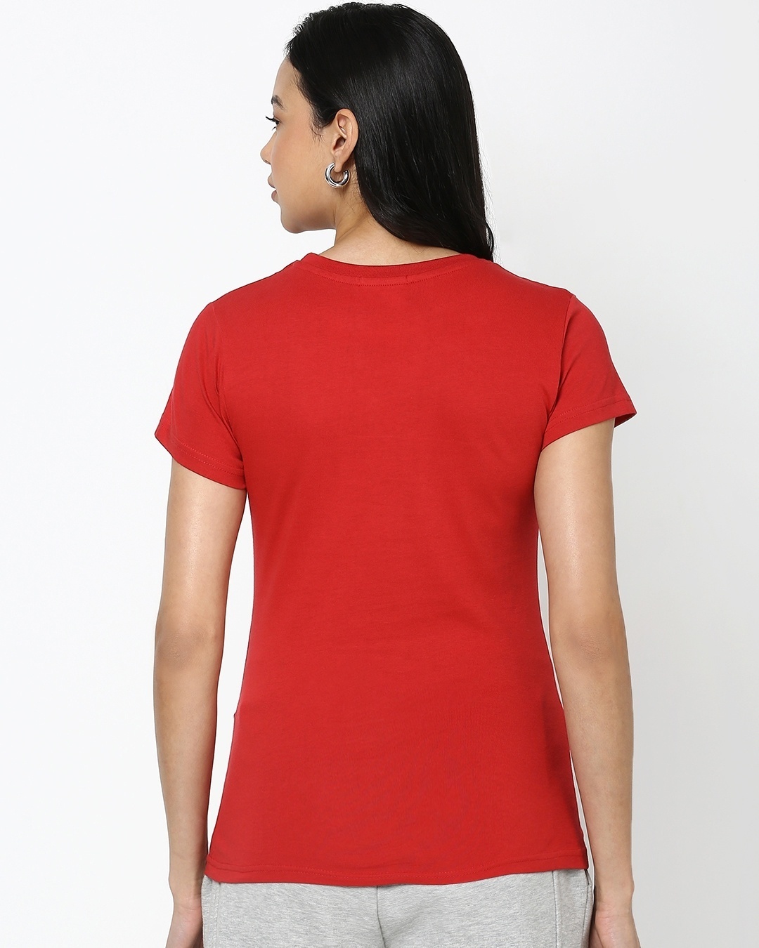 Shop Women's Red Pocket Jerry Slim Fit T-shirt-Design