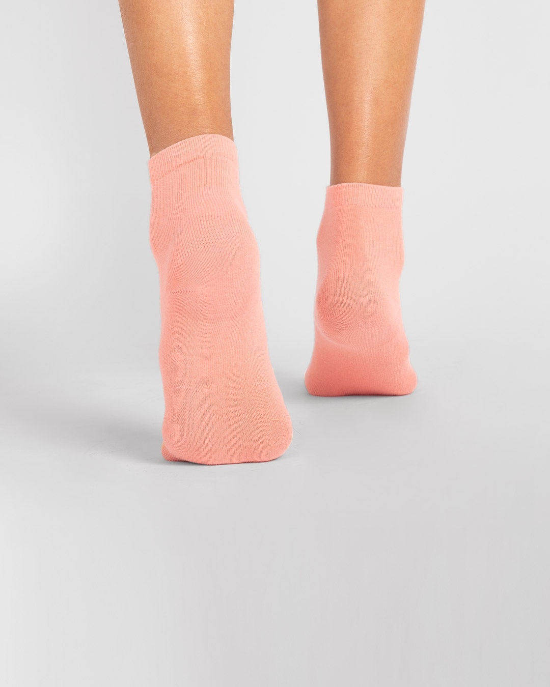 Shop Women's Solid Coral Ankle Length Socks