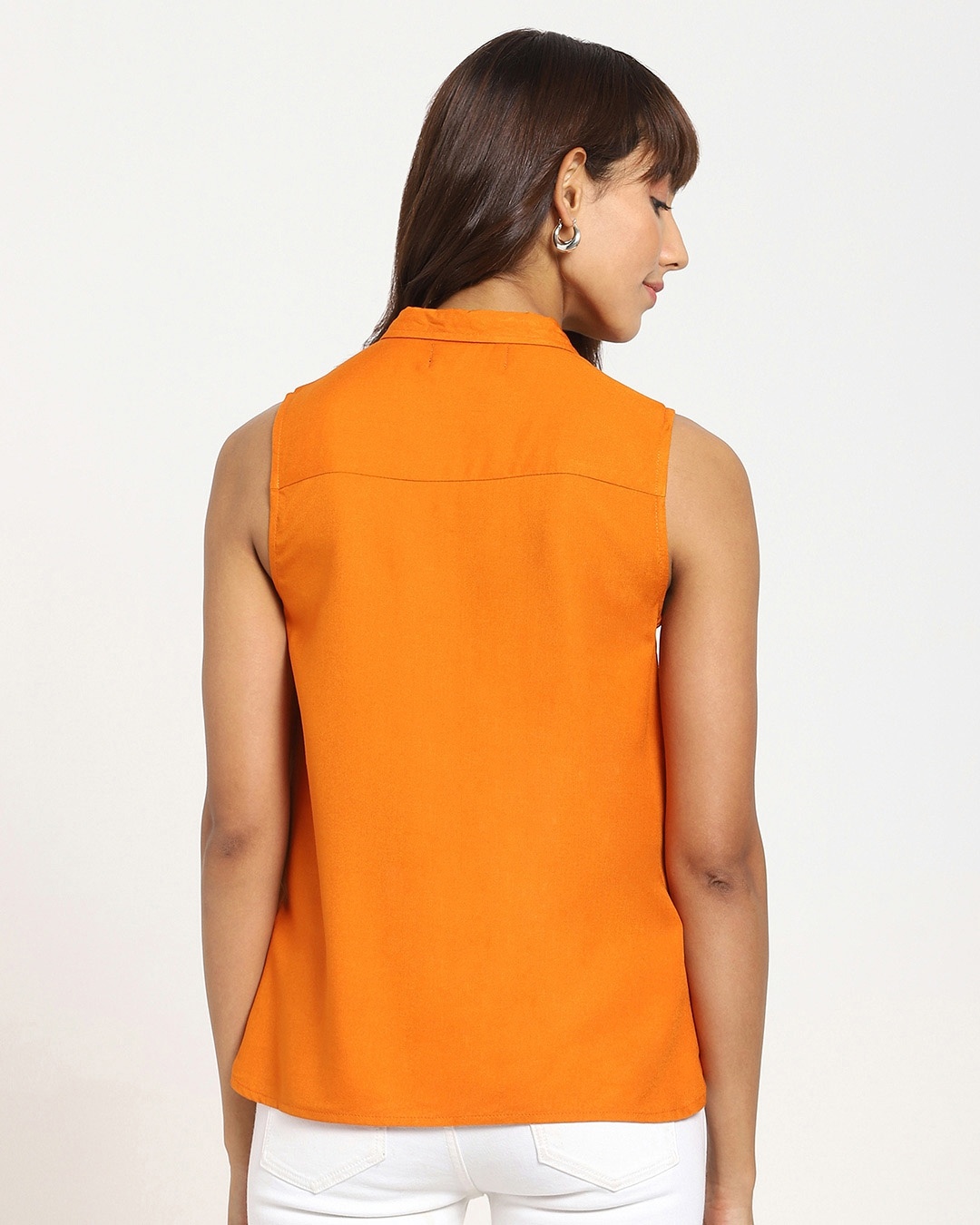 Shop Women's Orange Shirt-Full