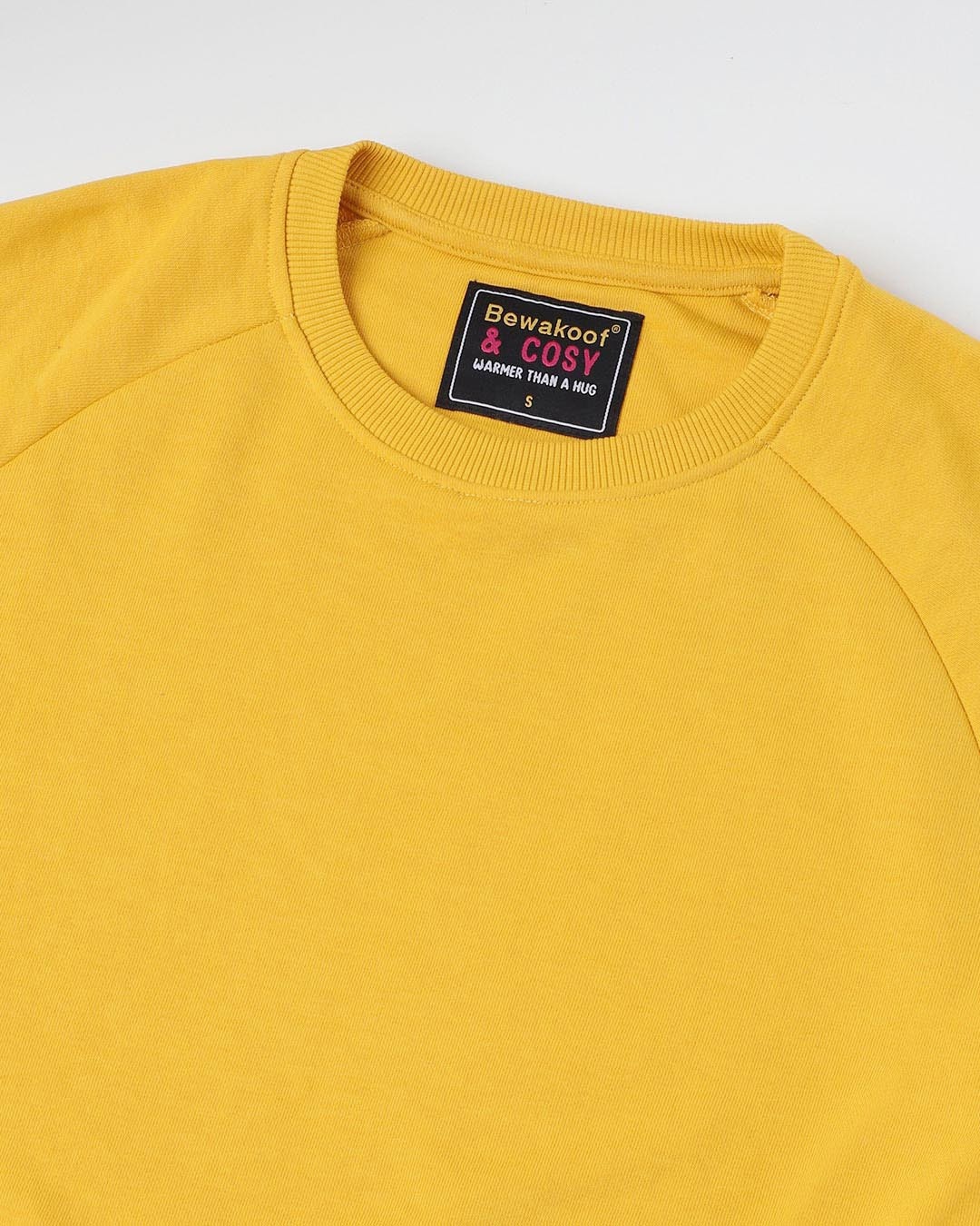 Shop Women's Solid Yellow Sweatshirt