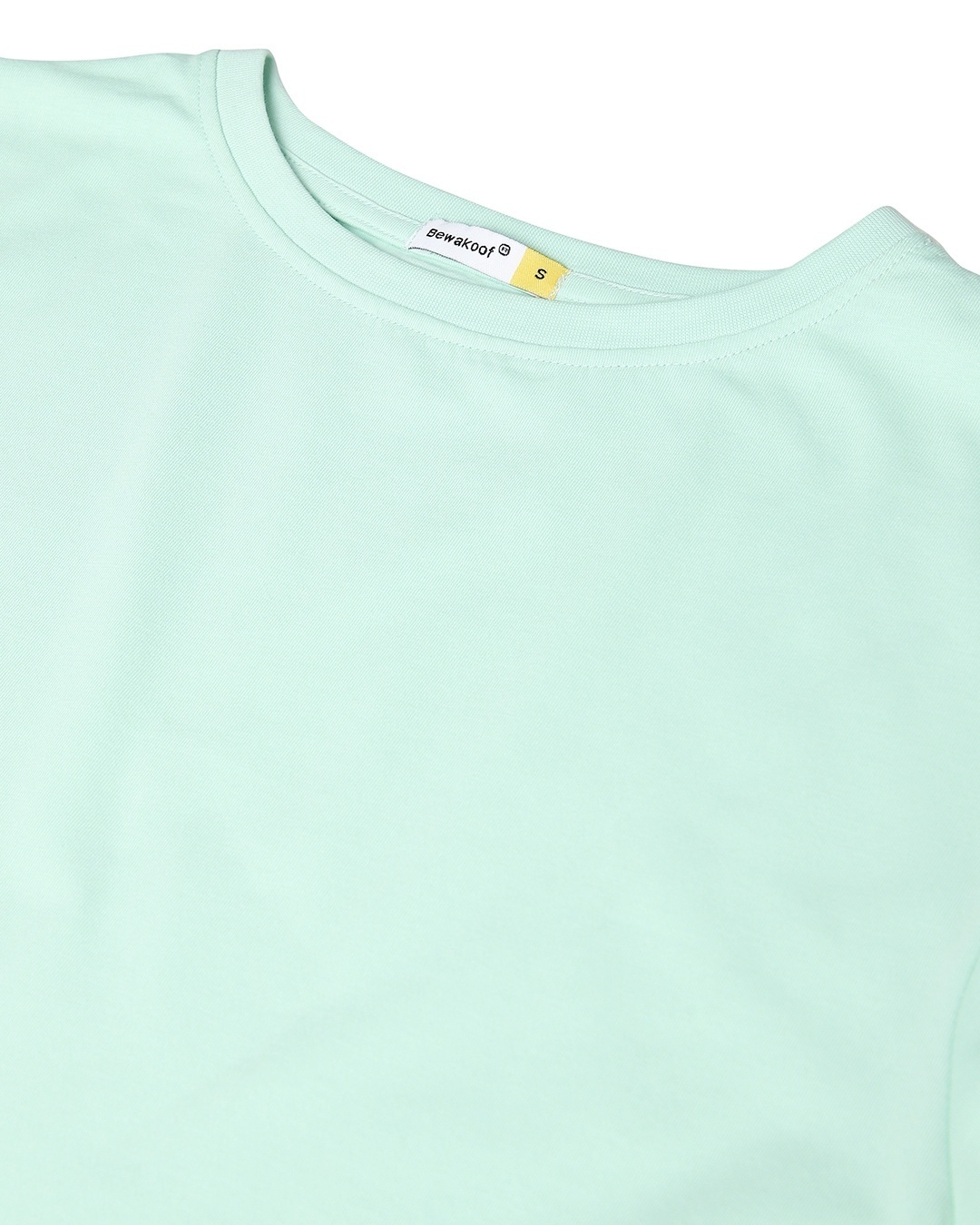 Shop Women's Sun-Kissed Green Fril Boyfriend Fit T-shirt