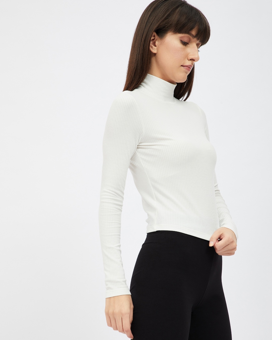 Buy Women's White Full Sleeve Top for Women White Online at Bewakoof