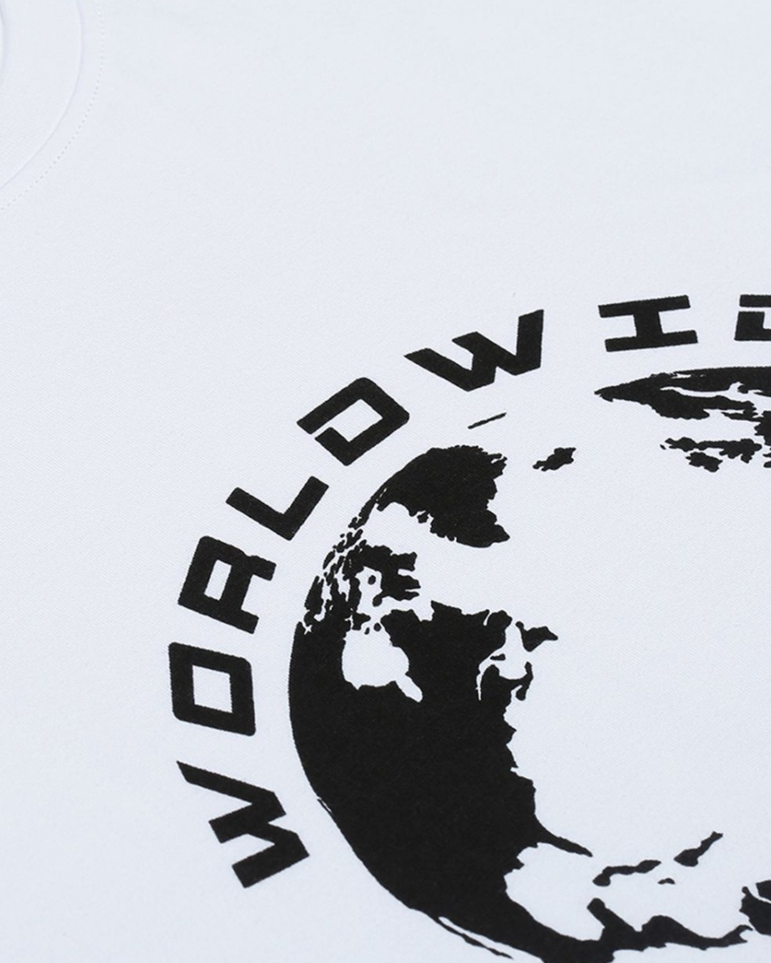 Shop Women's White Graphic Print T-shirt-Full