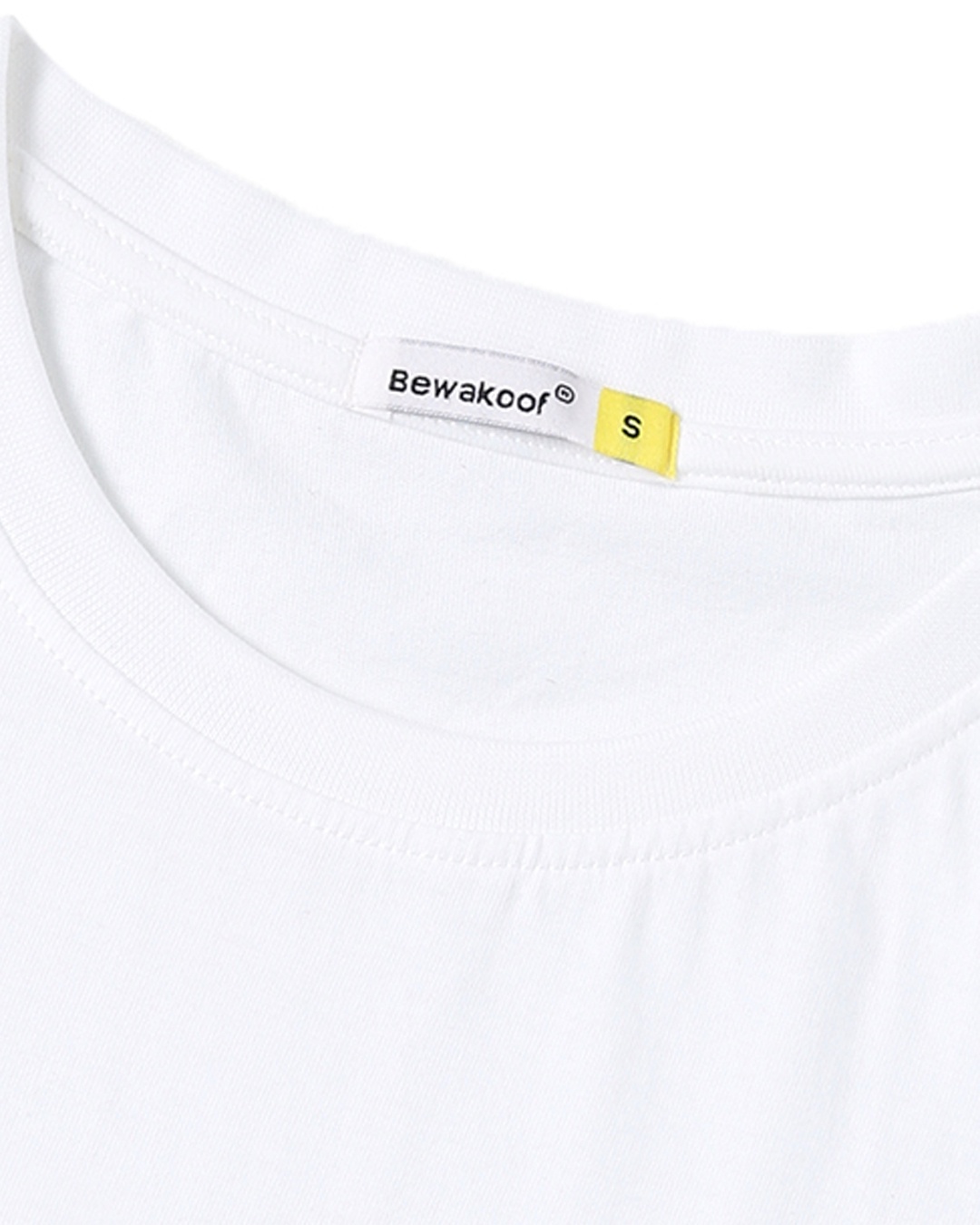 Shop Women's White Happy Earth Typography Boyfriend T-shirt