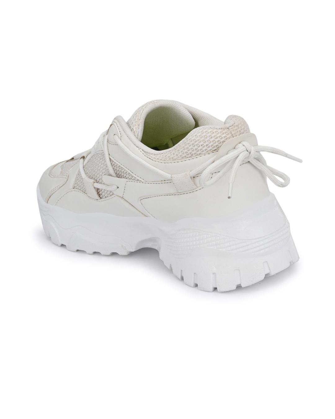 Shop Women's White Self Design Sneakers-Full