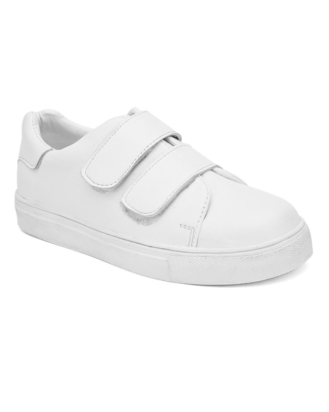 Buy Women's White Velcro Casual Shoes Online in India at Bewakoof