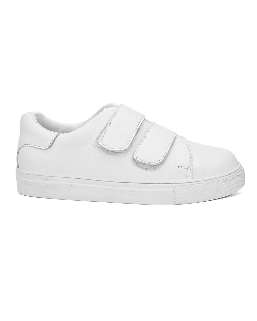 Buy Women's White Velcro Casual Shoes Online in India at Bewakoof