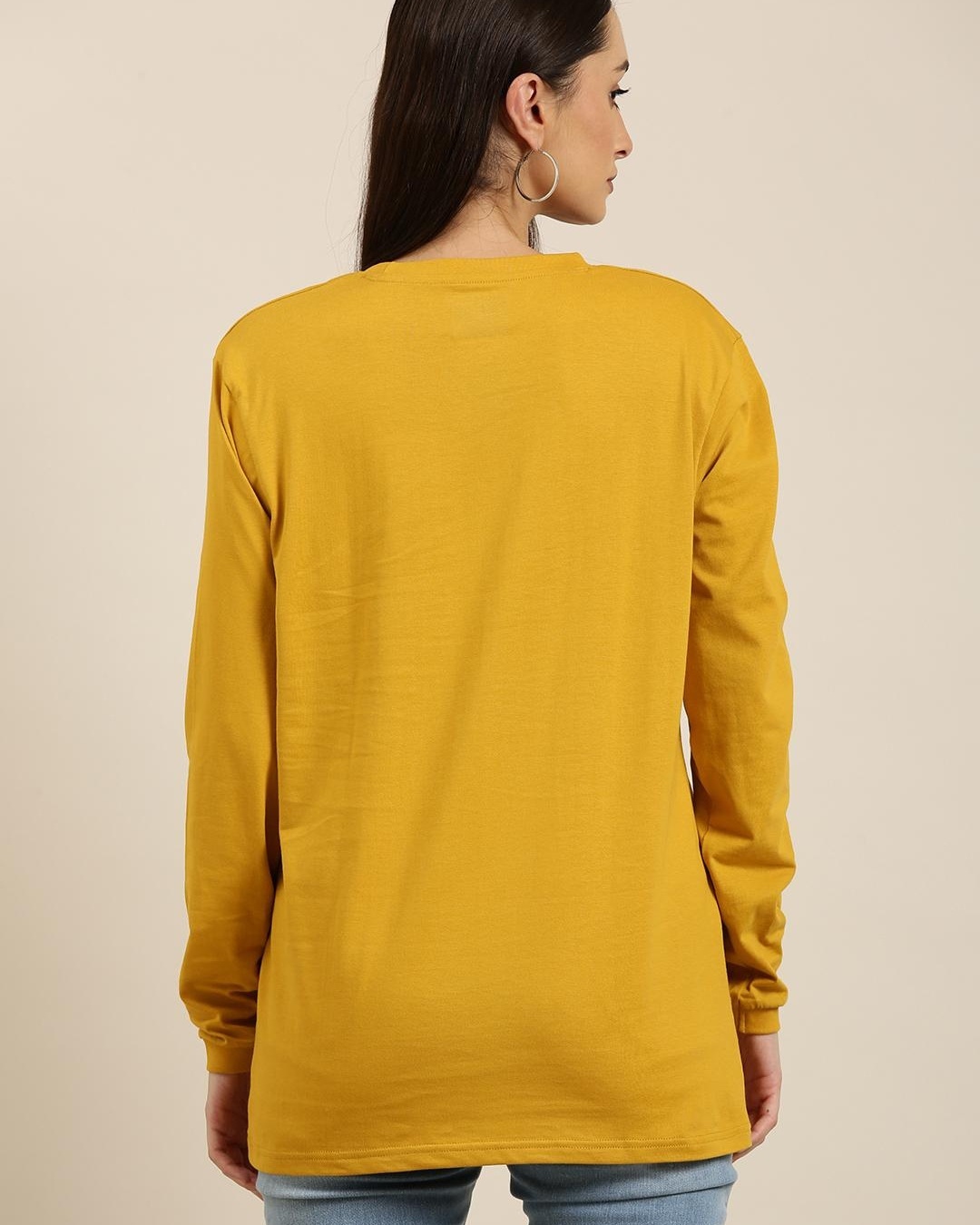 Shop Women's Yellow California Typography Oversized T-shirt-Design