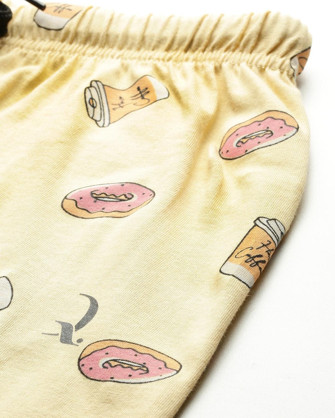 Buy Women's Yellow Printed Shorts for Women Yellow Online at Bewakoof