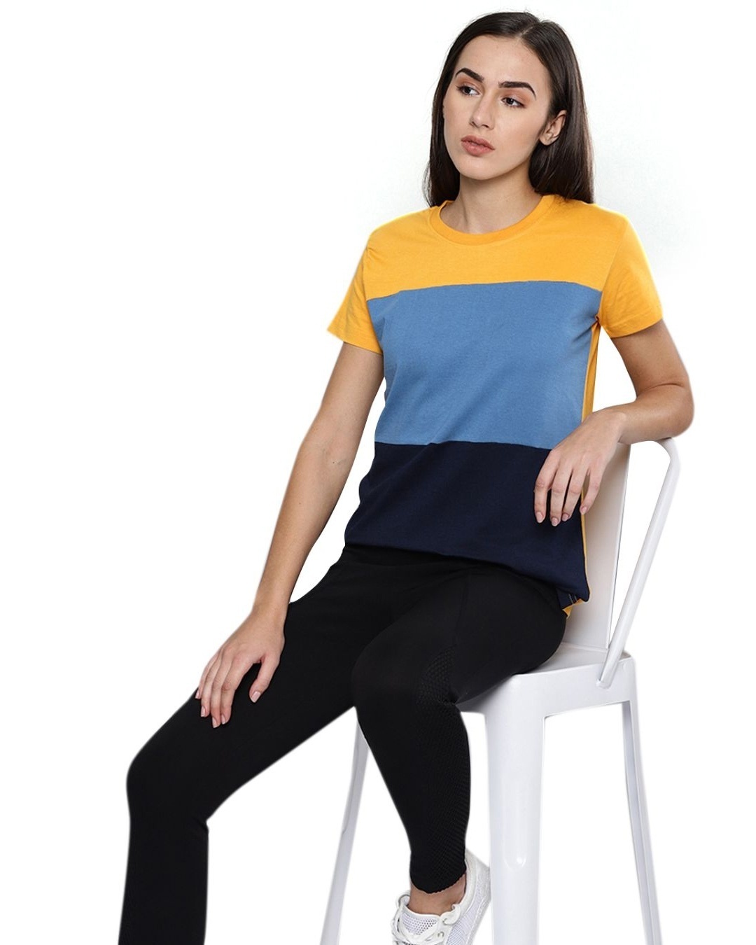 Shop Women's Yellow Solid T-shirt