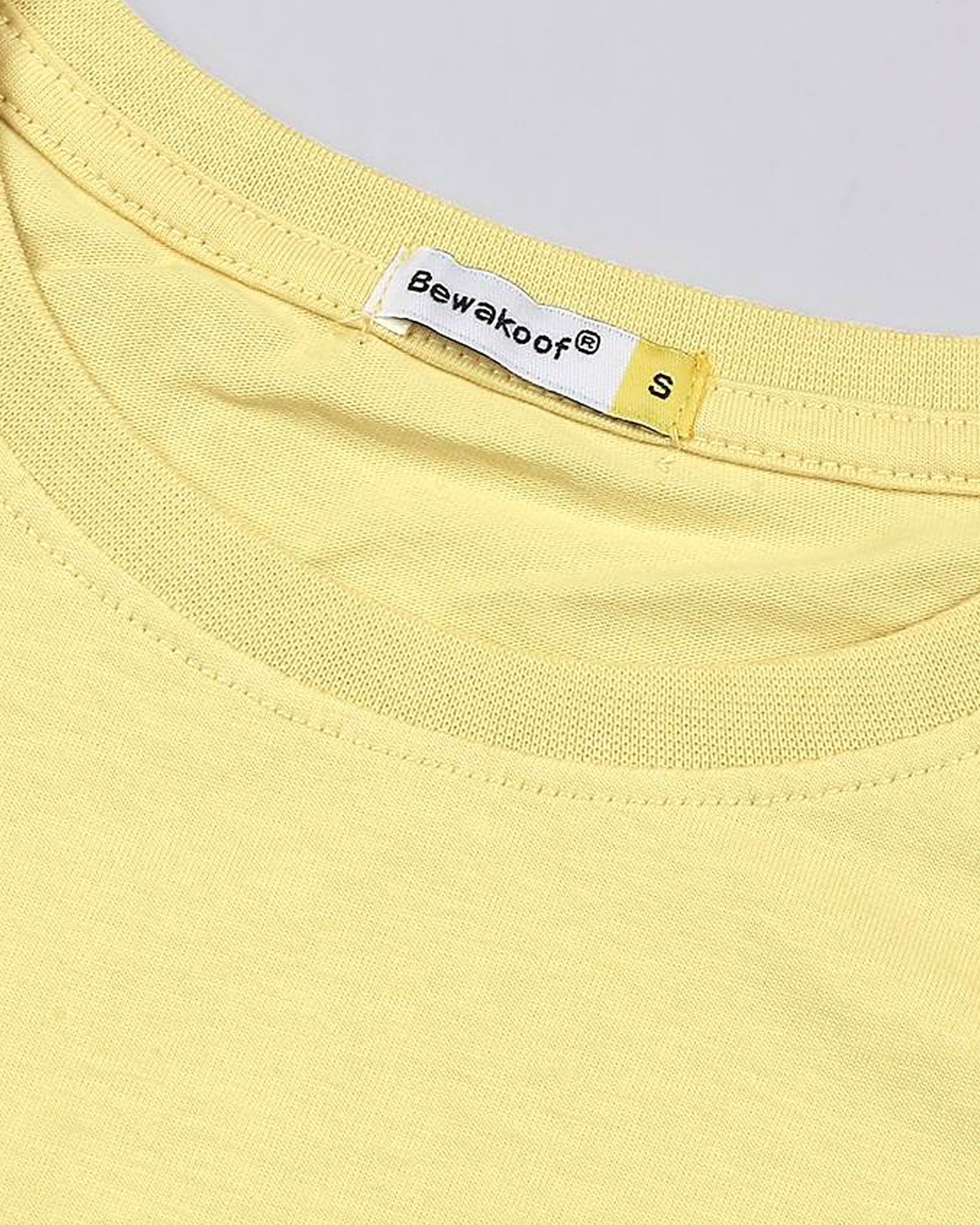 Shop Women's Yellow Stay Weird (DL) Boyfriend T-shirt