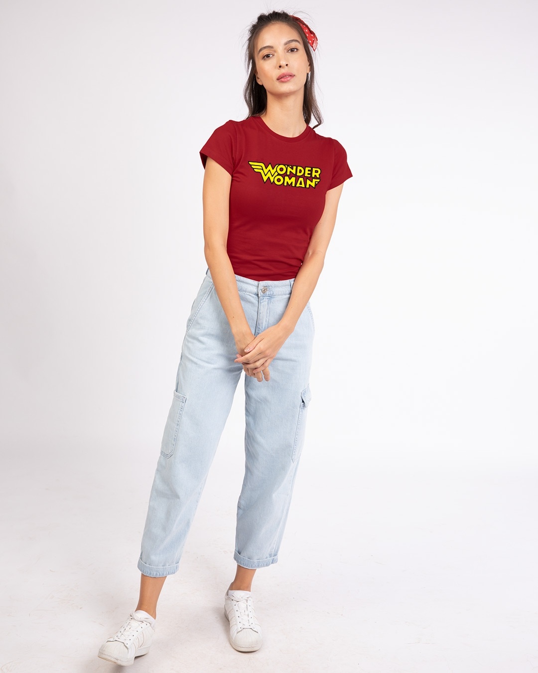 Shop Wonder Woman Main Half Sleeve T-Shirt-Design