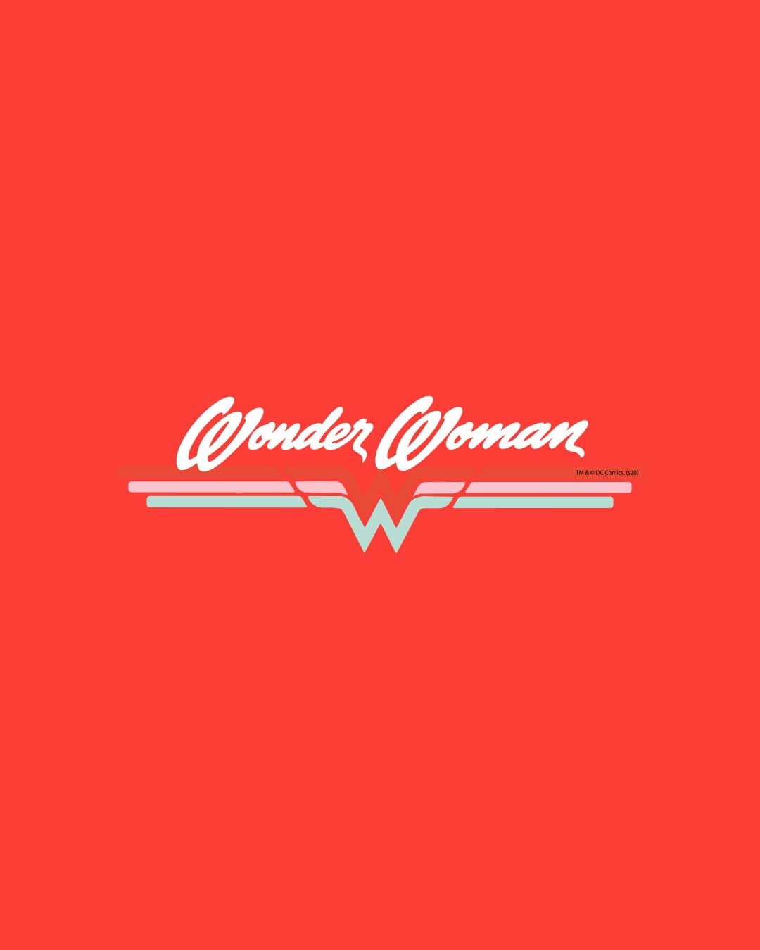 Shop Wonder Women Stripes Crewneck Varsity Rib T-Shirt (DCL) Multicolor-Full