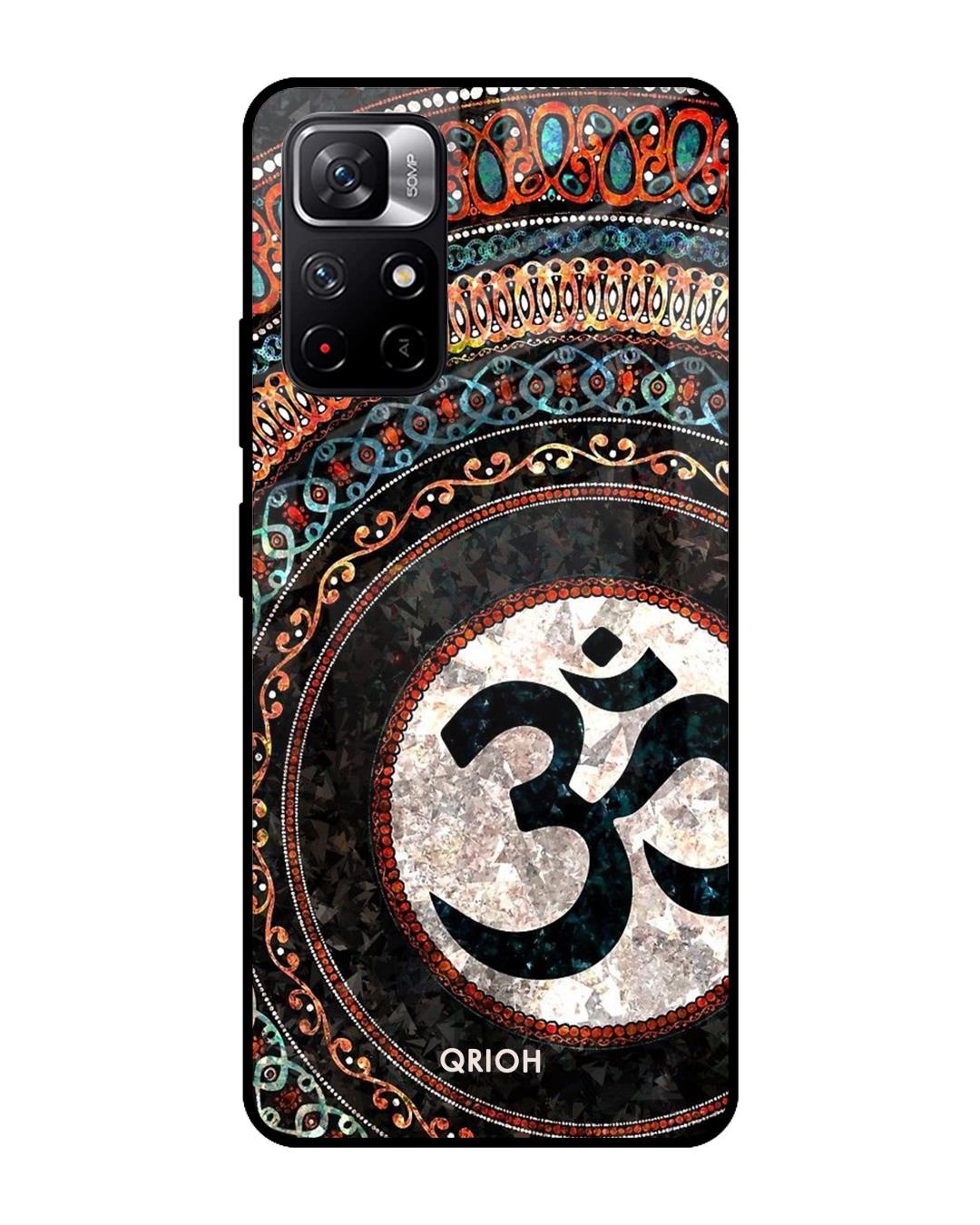 Shop Worship Printed Premium Glass Cover For Redmi Note 11T 5G (Impact Resistant, Matte Finish)-Front