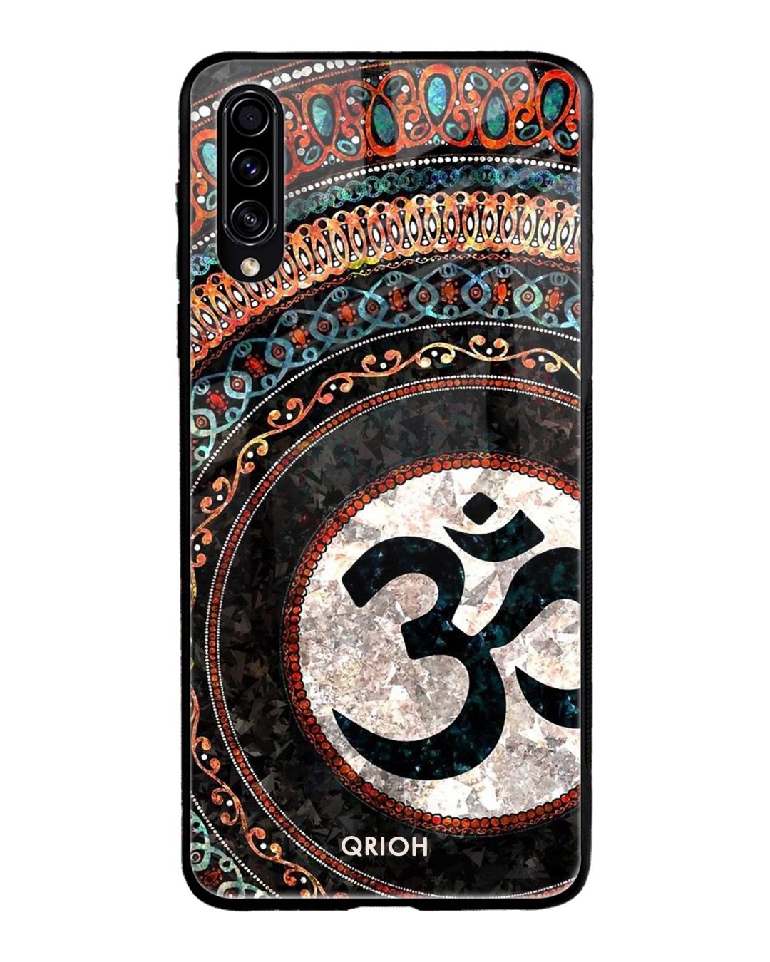Shop Worship Printed Premium Glass Cover For Samsung Galaxy A30s(Impact Resistant, Matte Finish)-Front