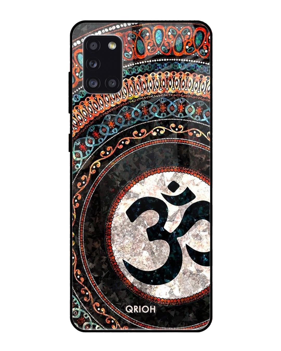 Shop Worship Printed Premium Glass Cover For Samsung Galaxy A31(Impact Resistant, Matte Finish)-Front