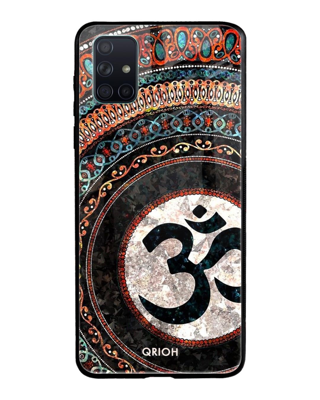 Shop Worship Printed Premium Glass Cover For Samsung Galaxy A51(Impact Resistant, Matte Finish)-Back