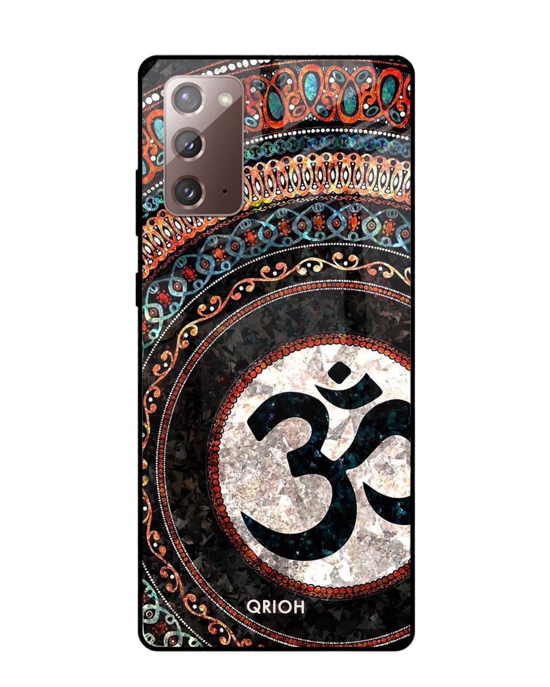 Shop Worship Printed Premium Glass Cover For Samsung Galaxy Note 20(Impact Resistant, Matte Finish)-Front