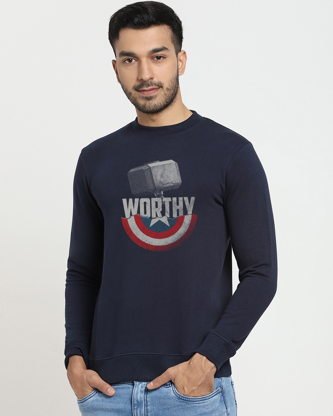 Shop Worthy Crewneck Sweatshirt-Front