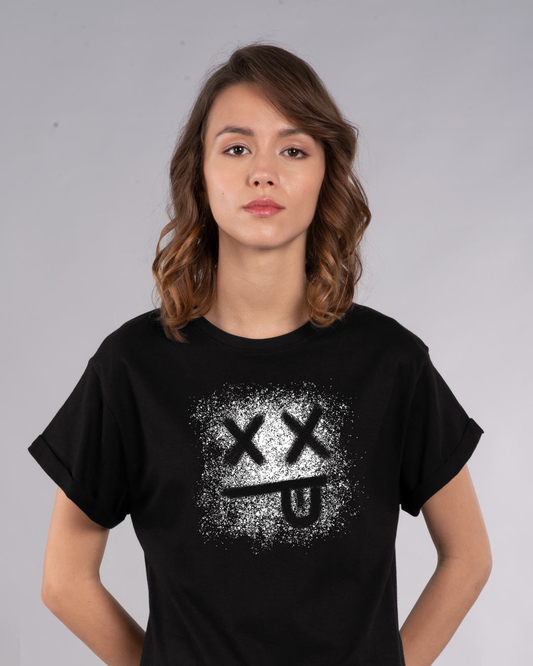 Buy Xx Smiley Boyfriend T-Shirt Online at Bewakoof