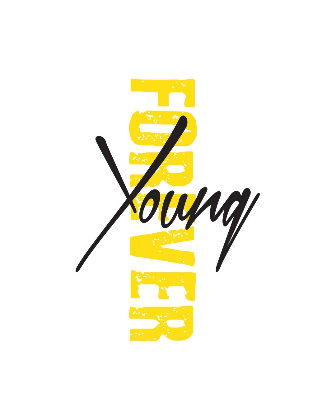 Shop Young Forever Side Boyfriend Varsity Rib Side T-Shirt- Multicolor-Full