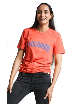 Shop Women's Hyderabad Sport T-shirt in Red-Front