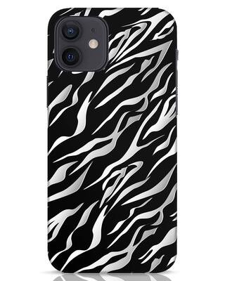 Shop 3d Zebra Print iPhone 12 Mobile Cover-Front