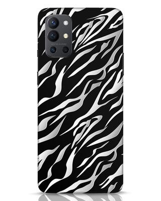 Shop 3d Zebra Print OnePlus 9R Mobile Cover-Front