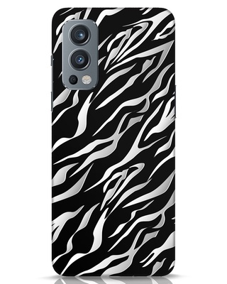 Shop 3d Zebra Print 3D Designer Cover for OnePlus Nord 2-Front