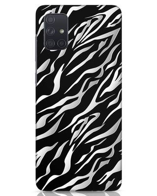Shop 3d Zebra Print Samsung Galaxy A71 Mobile Covers-Front