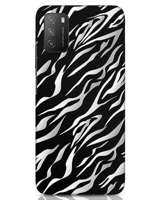 Shop 3d Zebra Print Xiaomi Poco M3 Mobile Covers-Front