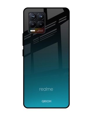 Shop Abstract Printed Premium Glass Cover for Realme 8 Pro (Shock Proof, Lightweight)-Front