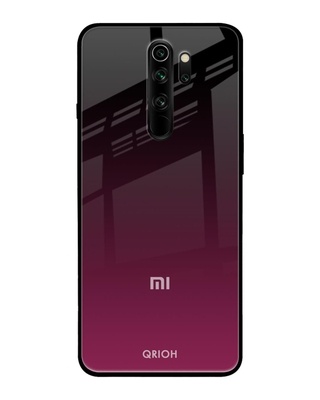 Shop Abstract Printed Premium Glass Cover for Xiaomi Redmi Note 8 Pro (Shock Proof, Lightweight)-Front