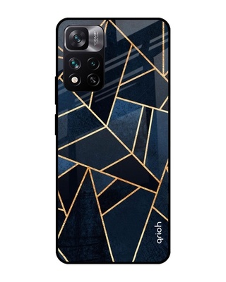 Shop Abstract Tiles Printed Premium Glass Cover for Mi 11i (Shock Proof, Lightweight)-Front