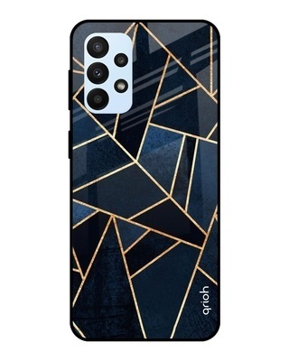 Shop Abstract Tiles Printed Premium Glass Cover for Samsung Galaxy A23 (Shockproof, Light Weight)-Front
