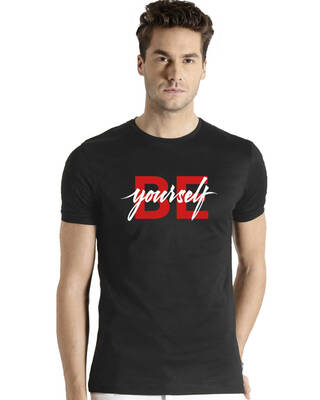 Shop Be Yourself Printed T-shirt For Men's-Front