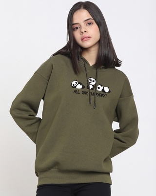 Shop All Day Every Day Oversized Sweatshirt Hoodie-Front