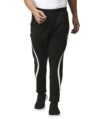Shop Alstyle Printed Men Black Track Pants-Front