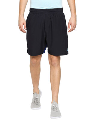 Shop Men's Navy Solid Regular Shorts-Front