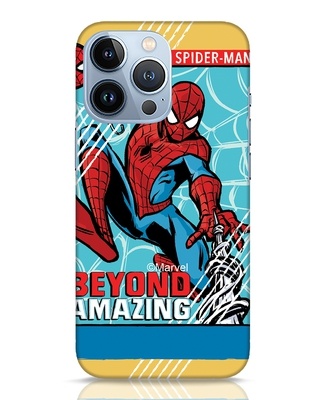 Shop Amazing Spiderman Designer Hard Cover for iPhone 13 Pro-Front