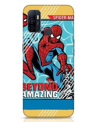 Shop Amazing Spiderman Designer Hard Cover for Oppo A53-Front