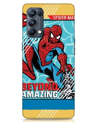 Shop Amazing Spiderman Designer Hard Cover for Oppo Reno 5 Pro-Front