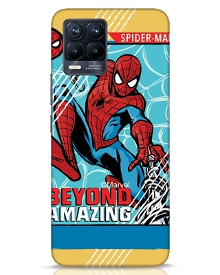 Shop Amazing Spiderman Designer Hard Cover for Realme 8 Pro-Front