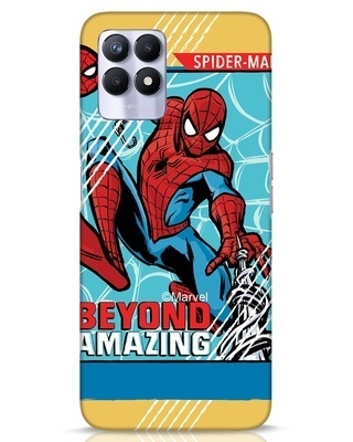 Shop Amazing Spiderman Designer Hard Cover for Realme 8i-Front