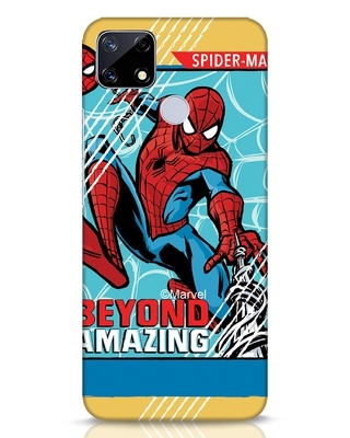 Shop Amazing Spiderman Designer Hard Cover for Realme Narzo 20-Front