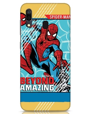 Shop Amazing Spiderman Designer Hard Cover for Samsung Galaxy A30-Front