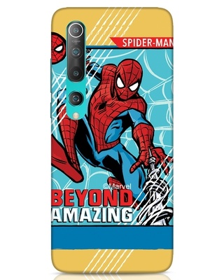 Shop Amazing Spiderman Designer Hard Cover for Xiaomi Mi 10-Front