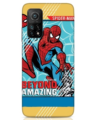 Shop Amazing Spiderman Designer Hard Cover for Xiaomi Mi 10T-Front