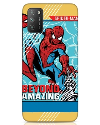 Shop Amazing Spiderman Designer Hard Cover for Xiaomi Poco M3-Front