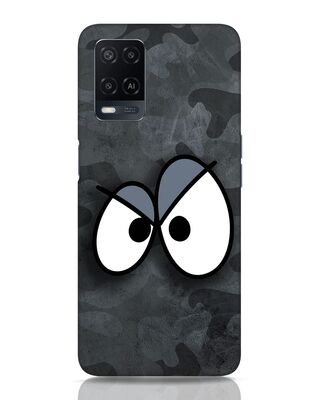 Shop Angry Camo Oppo A54 Mobile Cover-Front